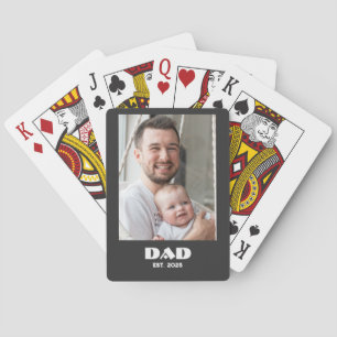Jeu De Cartes Papa Noir et Blanc Établit Photo Audacieuse