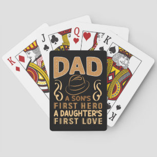 Jeu De Cartes Papa - Premier héros du fils, premier amour de la