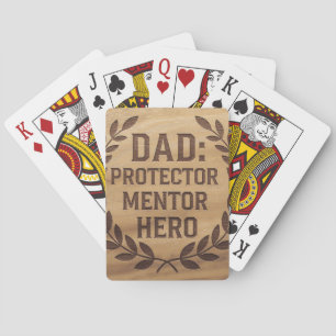Jeu De Cartes Papa : Protecteur, Mentor, Héros : Image gravée