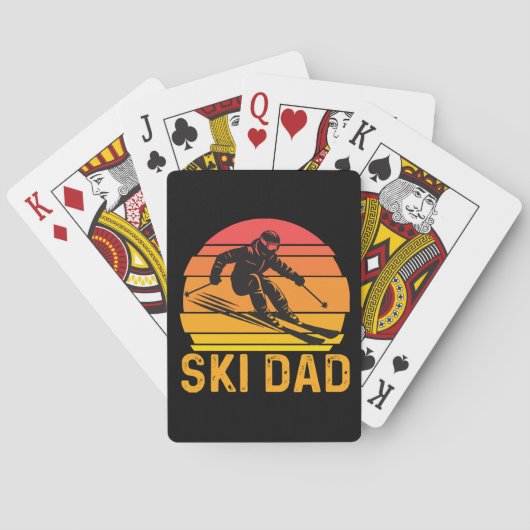 Jeu De Cartes papa skieur (dos)