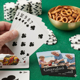 Jeu De Cartes Papapa Fondé Texte Gras Minimaliste Photo