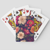Jeu De Cartes Papier peint à motifs floraux (dos)