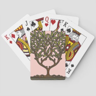 Jeu De Cartes Papier peint frise d'arbre de William Morris