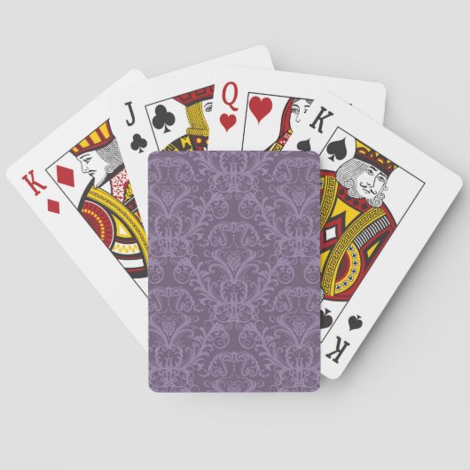 Jeu De Cartes Papier peint violet de luxe (dos)