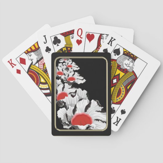 Jeu De Cartes Papier Pépites Fleur Art Jouer Cartes (dos)