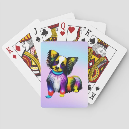 Jeu De Cartes Papillion Pop Art Pastel (dos)