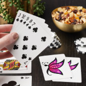 Jeu De Cartes Papillon Abstrait (In Situ)