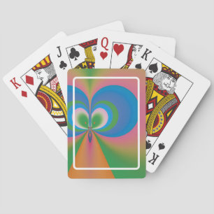 Jeu De Cartes Papillon Bleu