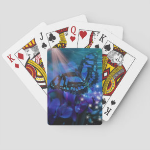 Jeu De Cartes Papillon bleu magique