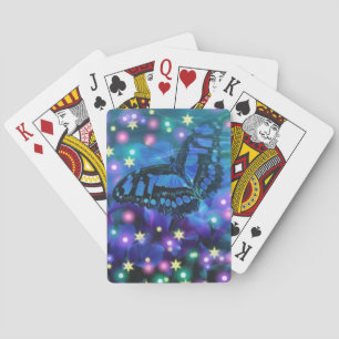 Jeu De Cartes Papillon bleu magique