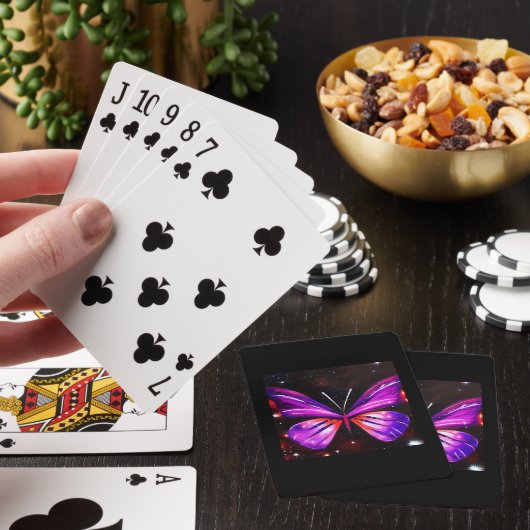 Jeu De Cartes Papillon céleste Galaxy Poker Jouer (In Situ)