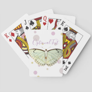 Jeu De Cartes Papillon de beauté verte à la menthe
