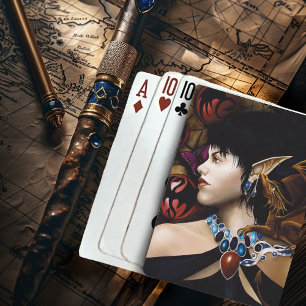 Jeu De Cartes Papillon de fantaisie compagnon dragon elfe mystiq