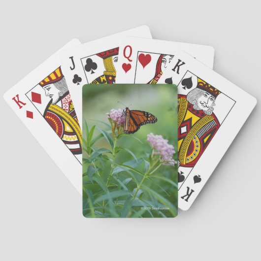 Jeu De Cartes Papillon de monarque (dos)