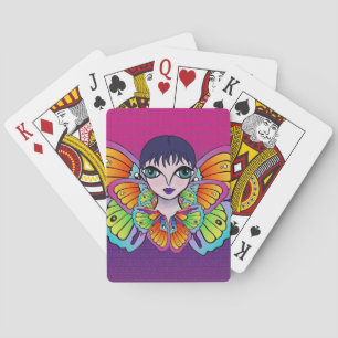 Jeu De Cartes papillon Débardeur féminine