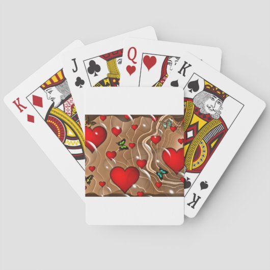 Jeu De Cartes Papillon et or (dos)