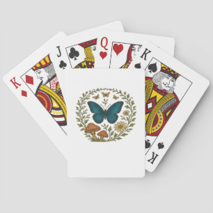 Jeu De Cartes Papillon Goblincore Fairycore Botanique Vêtements 