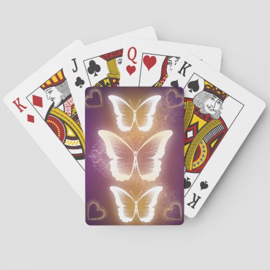 Jeu De Cartes Papillon Lecture Cartes. (dos)