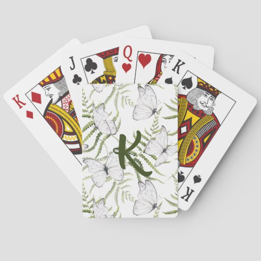 Jeu De Cartes Papillon Monogramme (dos)