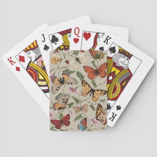 Jeu De Cartes Papillon Moth Nature Collection Dessin (dos)