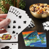Jeu De Cartes Papillon porté en équilibre II (In Situ)