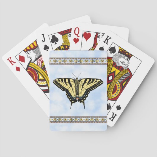 Jeu De Cartes Papillon Southwest Yellow Swallowtail Blue Sky (dos)