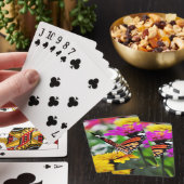 Jeu De Cartes Papillon sur Fleurs #2 (In Situ)
