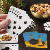 Jeu De Cartes Papillon sur tournesol (In Situ)