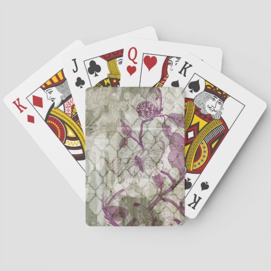 Jeu De Cartes Papillons arabes IV (dos)