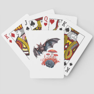 Jeu De Cartes Papillons Chauves-souris Champignons Cottagecore G