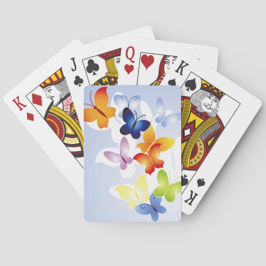 Jeu De Cartes Papillons colorés (dos)