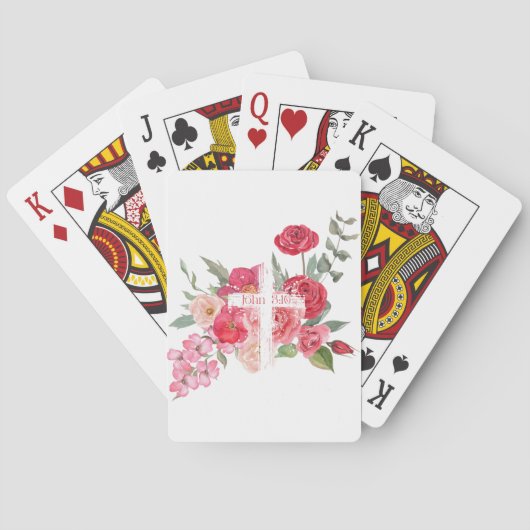 Jeu De Cartes Pâques/Croix/Jean3:16/Jésus (dos)