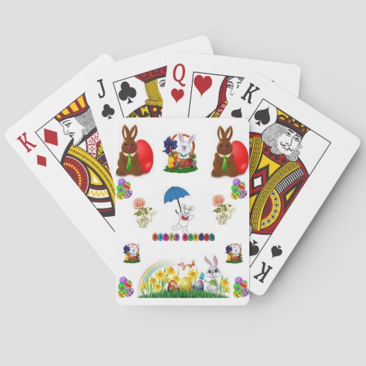 Jeu De Cartes Pâques Jeu de carte Deck (dos)
