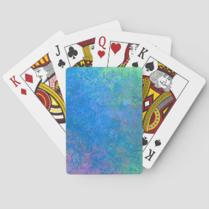 Jeu De Cartes Par l'encre d'alcool de mer, Abstraite acrylique