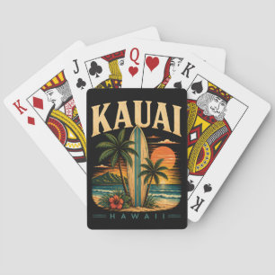 Jeu De Cartes Paradis du Surf à Kauai Hawaï Tropical
