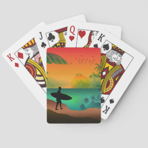 Jeu De Cartes Paradis océanique d'été