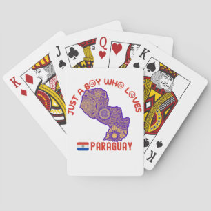 Jeu De Cartes Paraguay Pays d'Amérique du Sud