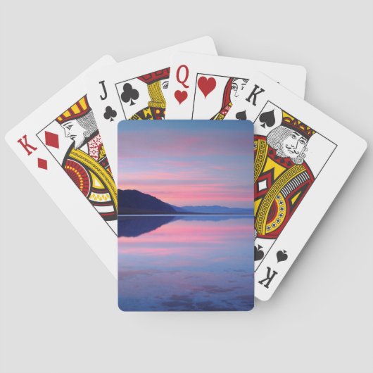 Jeu De Cartes Parc national de Death Valley. Badwater à l'aube (dos)