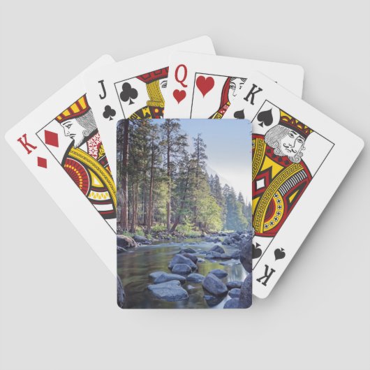 Jeu De Cartes Parc national de la rivière | Yosemite de Merced (dos)