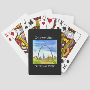 Jeu De Cartes Parc national de l'arc de passerelle, St. Louis
