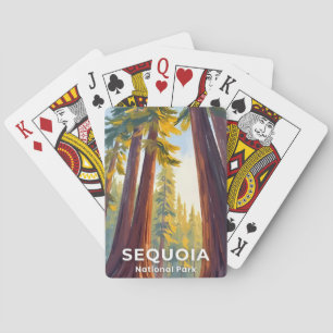 Jeu De Cartes Parc national de Sequoia Voyage en Californie