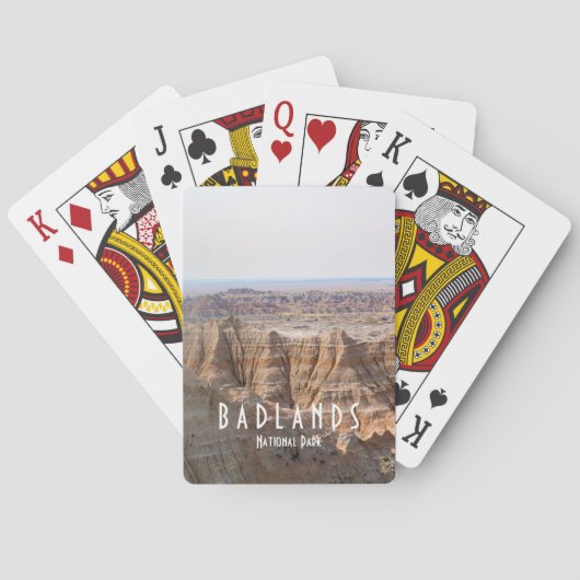 Jeu De Cartes Parc national des Badlands (dos)