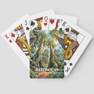 Jeu De Cartes Parc national des Redwoods Californie style Van Go