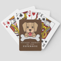 PARCE QUE LA THÉRAPIE EST TROP CHER chien drôle