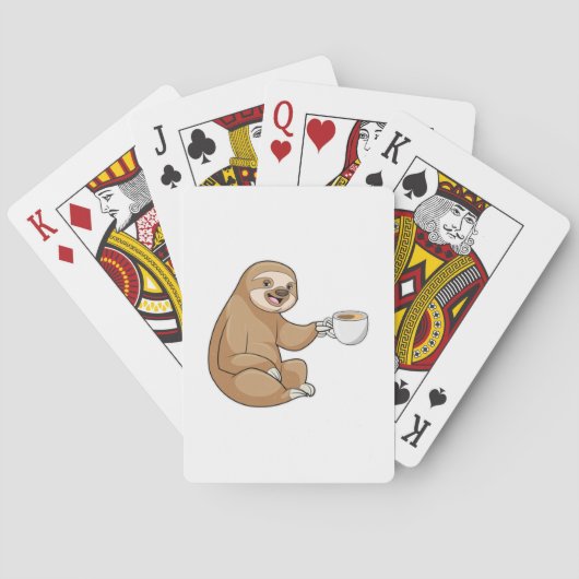 Jeu De Cartes Parcelle avec la coupe du café (dos)