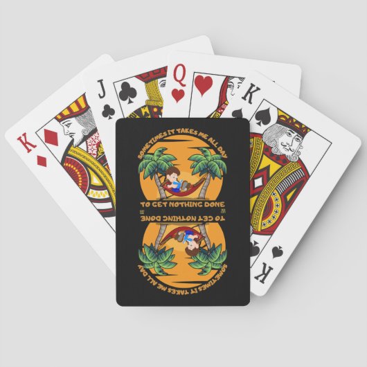 JEU DE CARTES "PARFOIS ÇA PREND..." (dos)