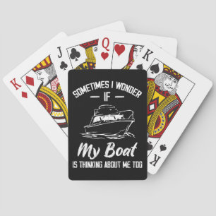 Jeu De Cartes Parfois je me demande si mon bateau pense à moi