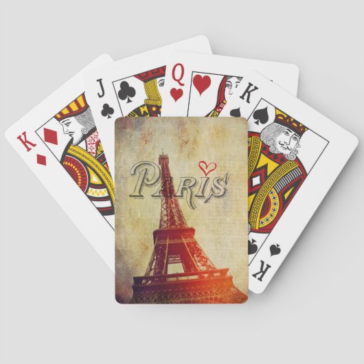 Jeu De Cartes Paris Coeur (dos)