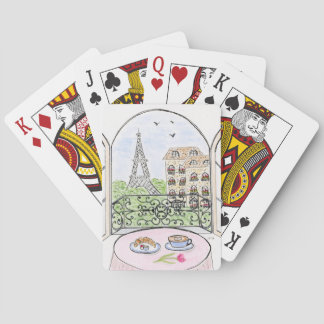 Jeu De Cartes Paris est une idée charmante dessin à l'aquarelle