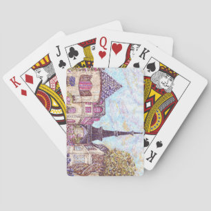 Jeu De Cartes Paris Inspiré Tour Eiffel PointillismeLecture de v